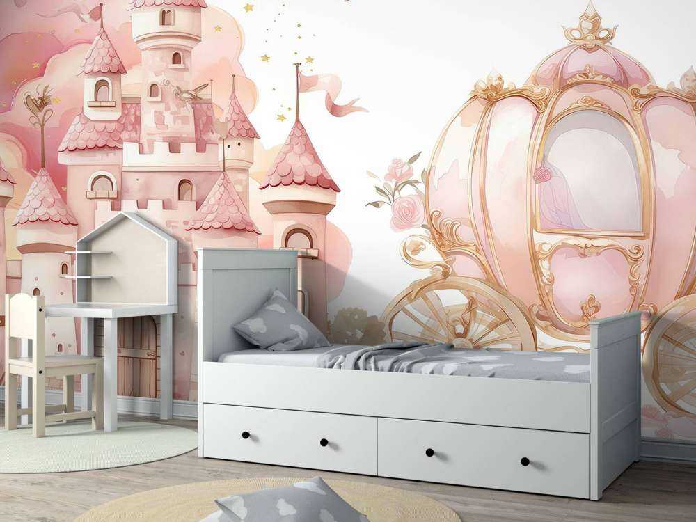 Zamek bajkowy i różana kareta