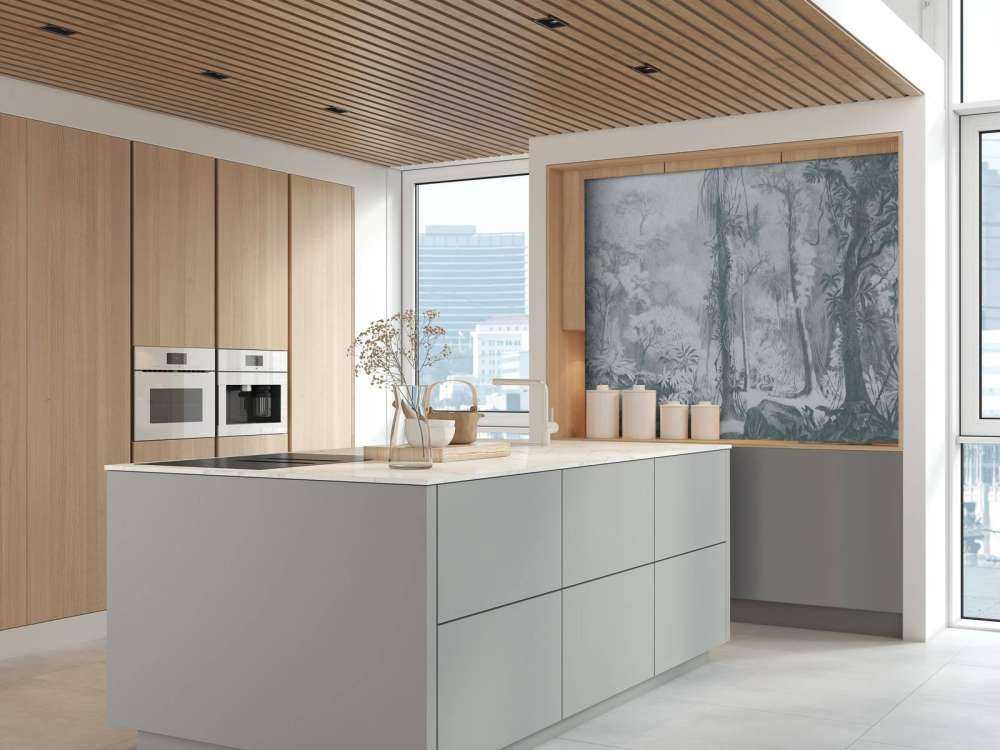 Las tropikalny - niebieski