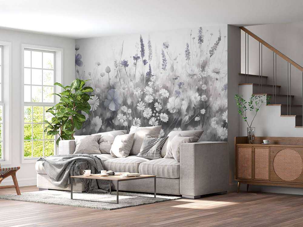 Zielona zieleń lata miękki beż