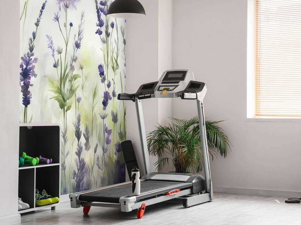 Lawendowa Polana Bezszwowy Stonowany Liliowy