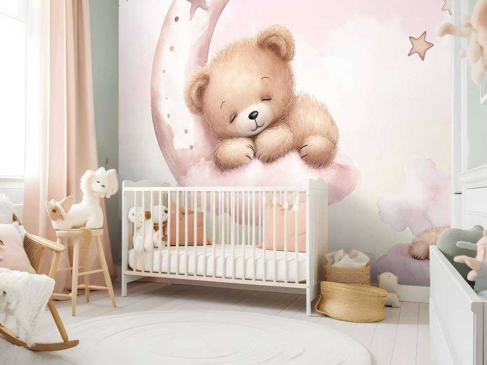 Śpiące misie na księżycu