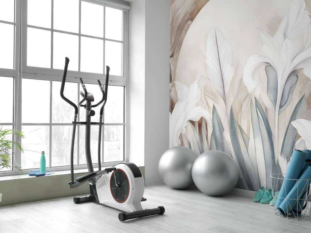 Irysy o wschodzie słońca szare