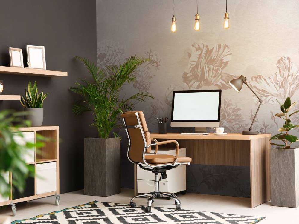 Barokowy pejzaż kwiatowy - pudrowy róż