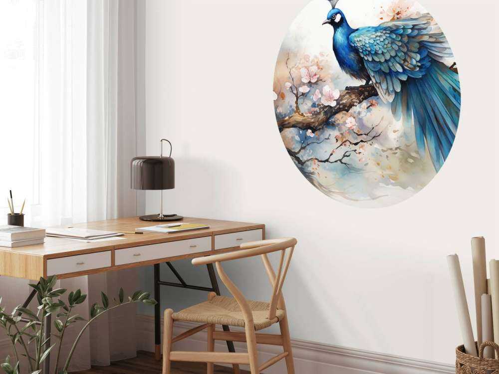 Paw w Wiosennej Mgle