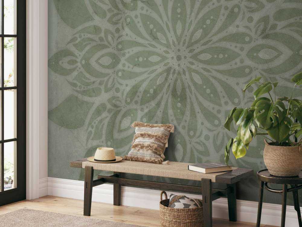 Mandala Green Vintage