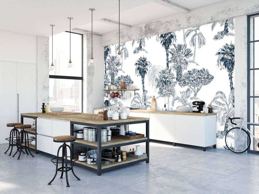 Tropikalne palmy i drzewa