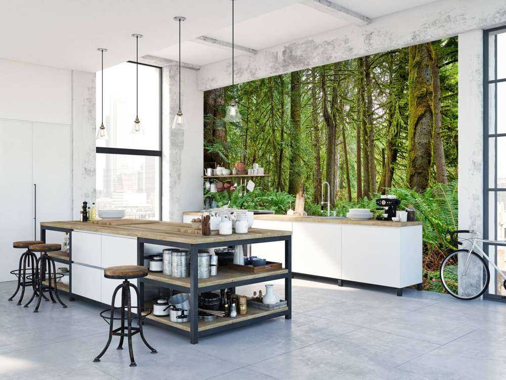 Ścieżka z kamieniem przez las