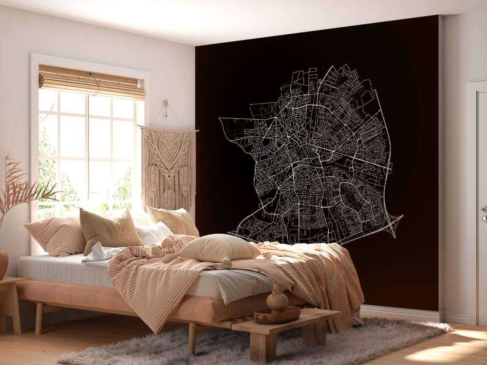 Mapa Apeldoorn, czarna