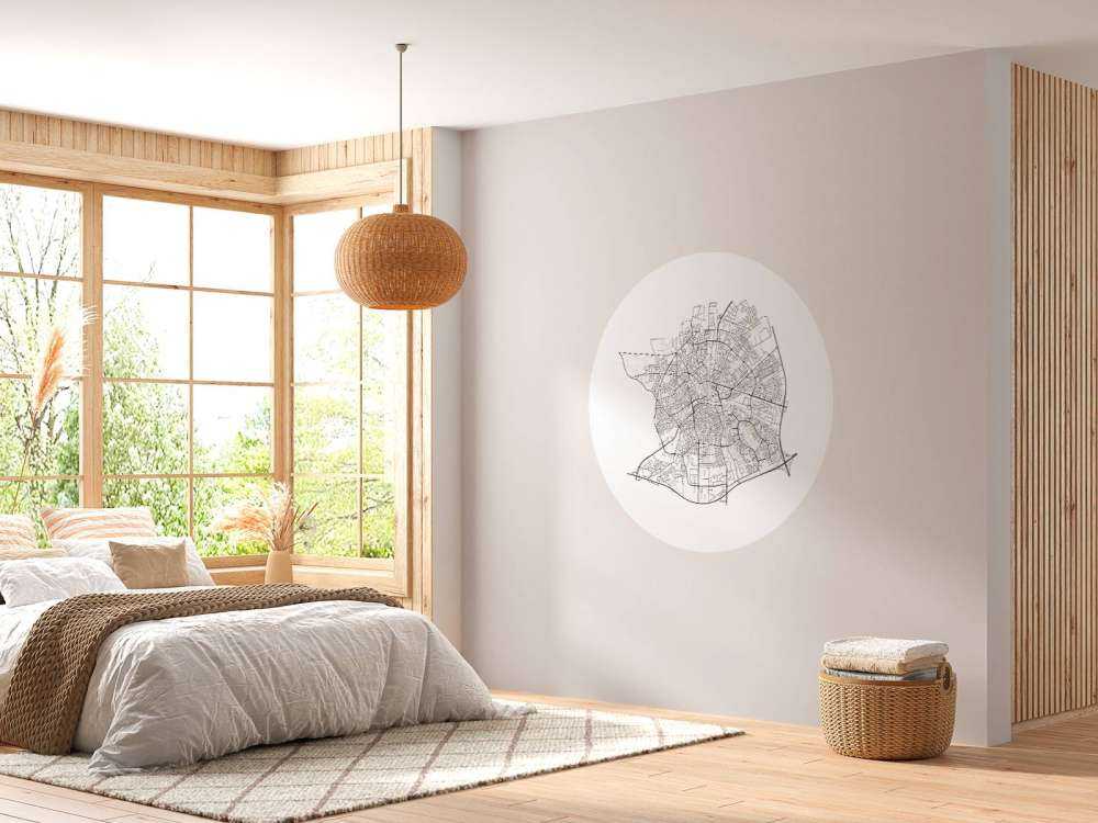 Mapa Apeldoorn, biała