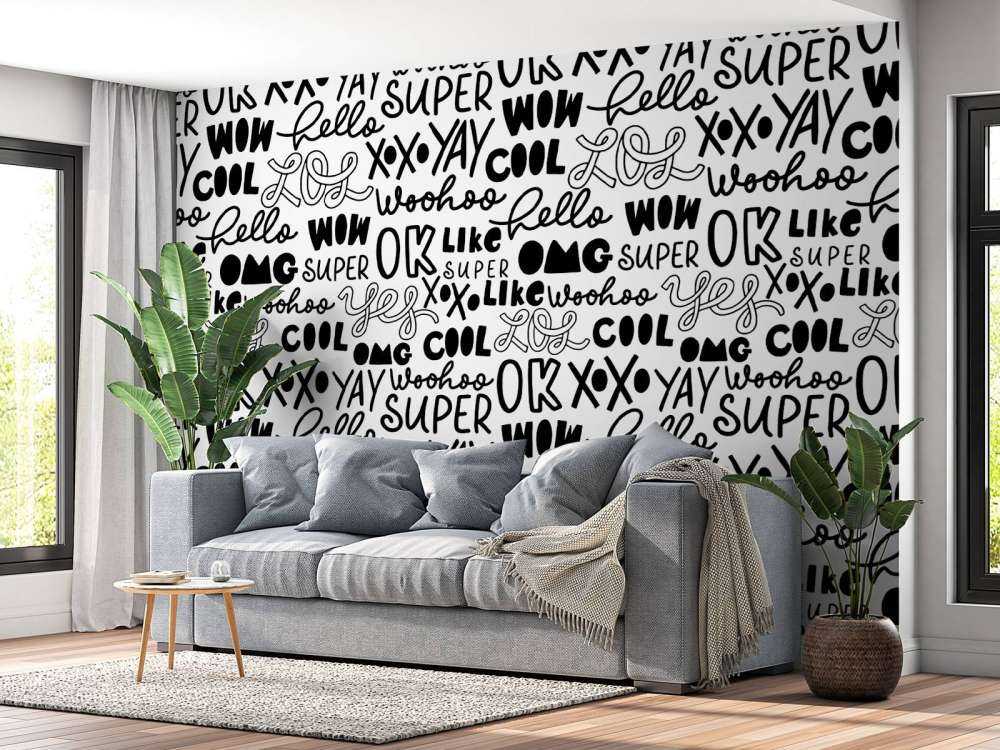 Doodles czarno-białe