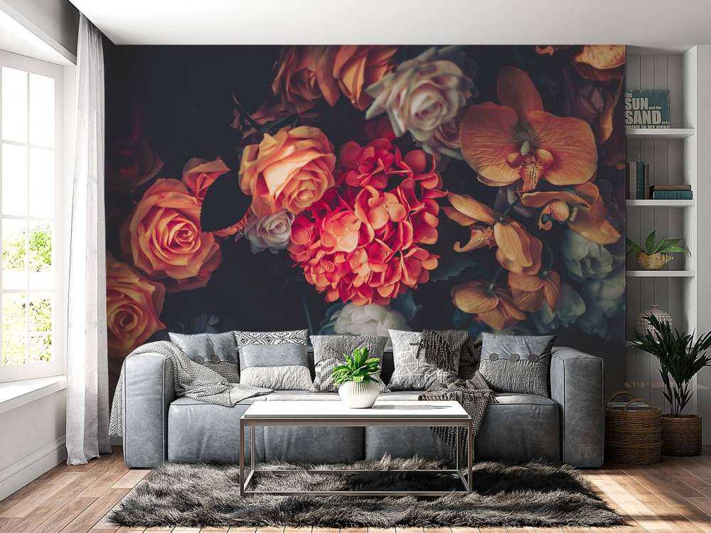 Historyczny bukiet róż