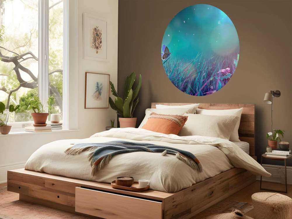 Motyl w porannej rosie