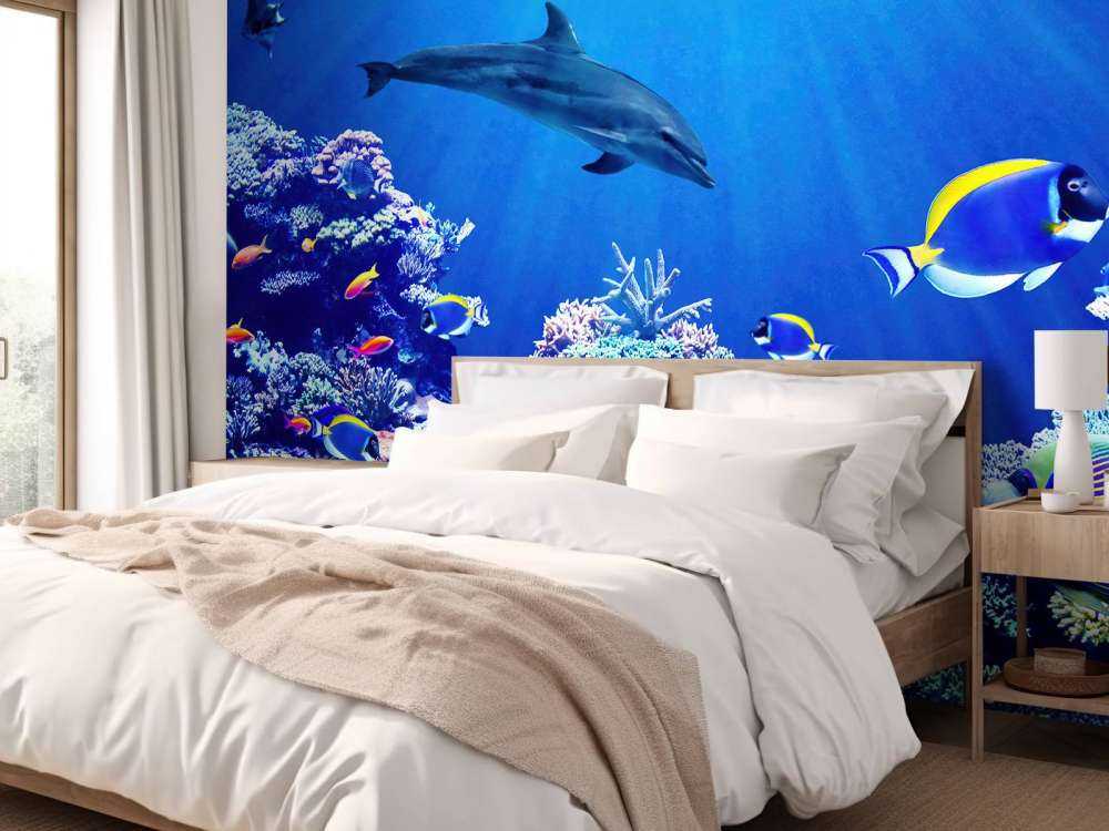 Podwodny niebieski świat 