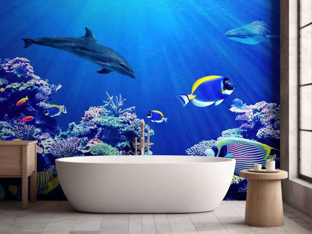 Podwodny niebieski świat 