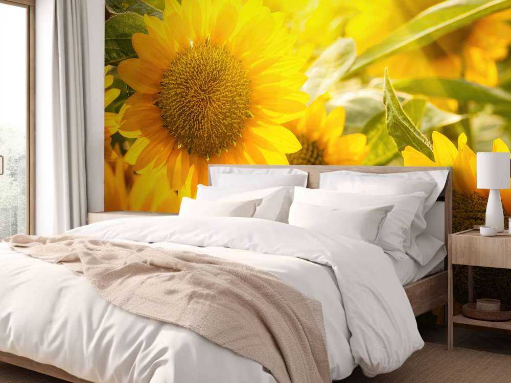 Słoneczniki i słońce