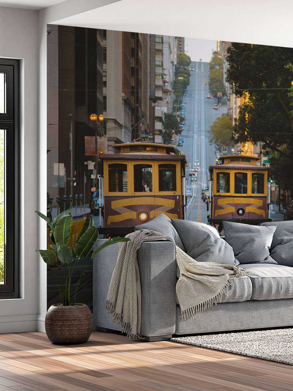 Żółte tramwaje w San Francisco USA