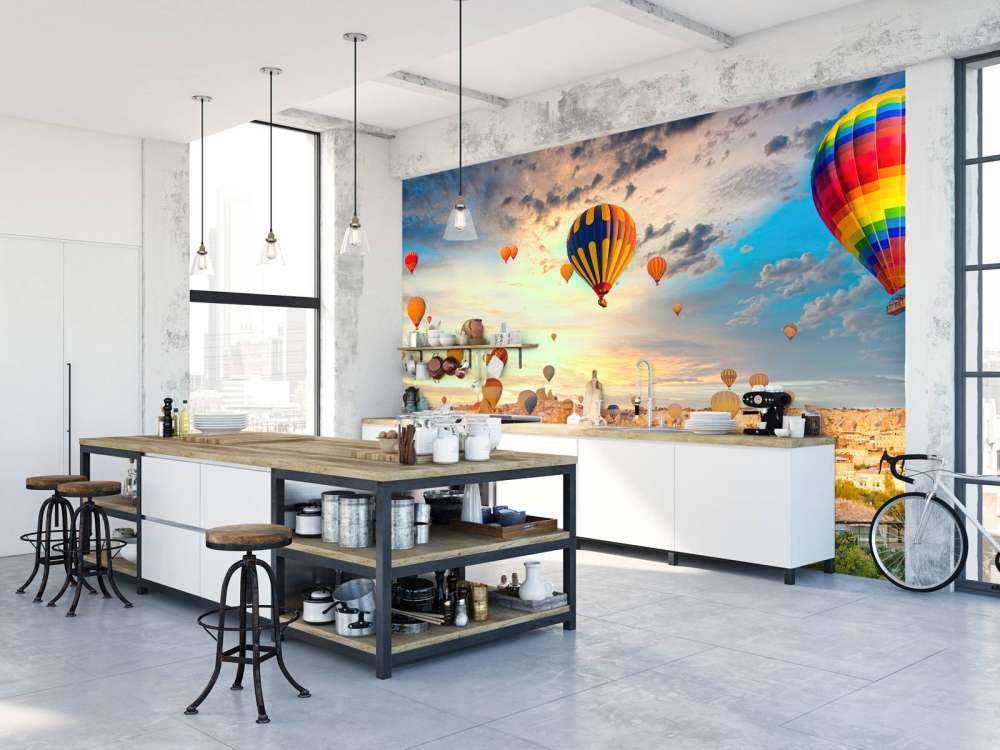 Piękne balony na gorące powietrze