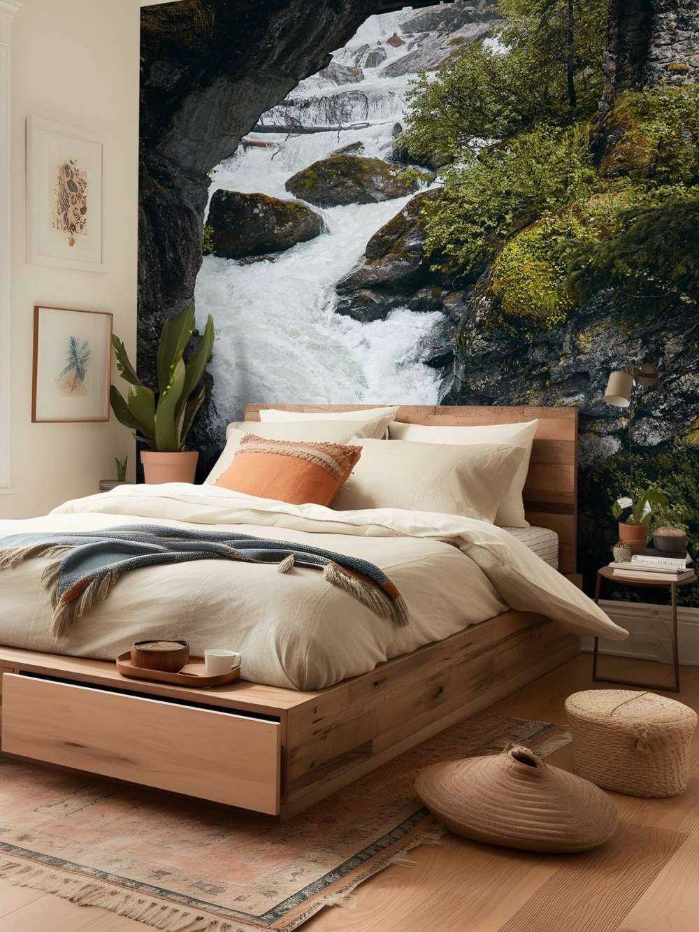 Mostek przy wodospadzie