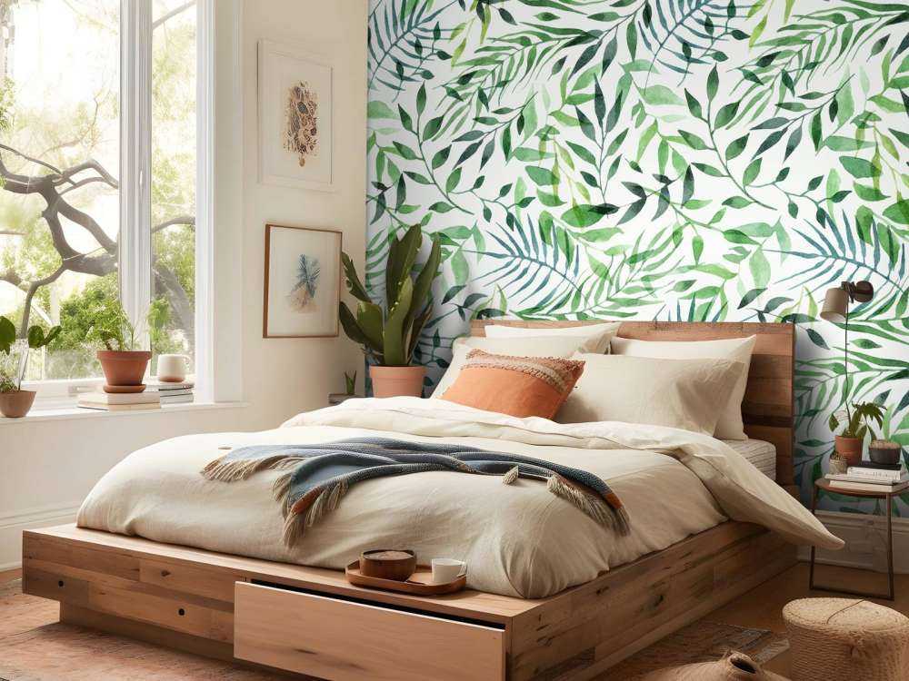 Wesoły wzór, zielony