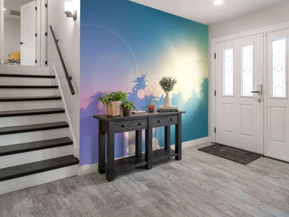 Palmy z efektem retro