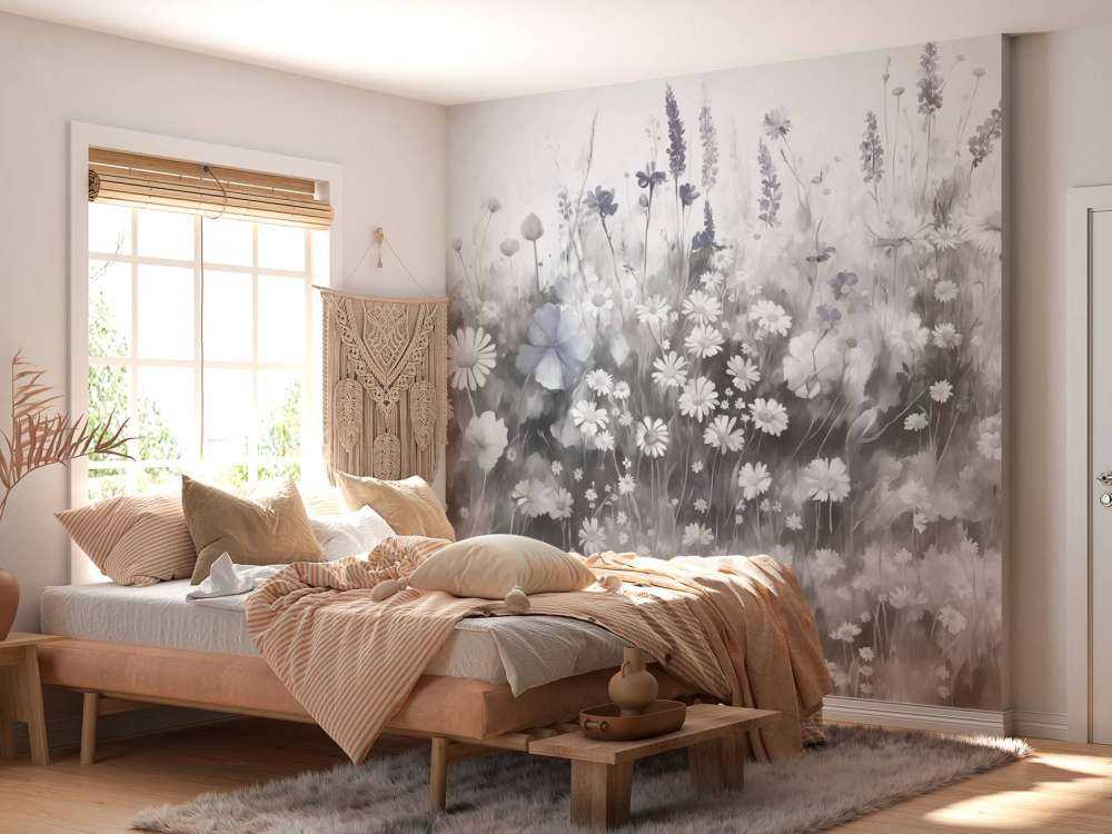 Zielona zieleń lata miękki beż