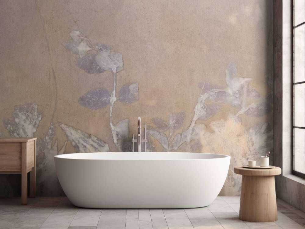 Wilde geranium i sneeuwbes - bursztyn