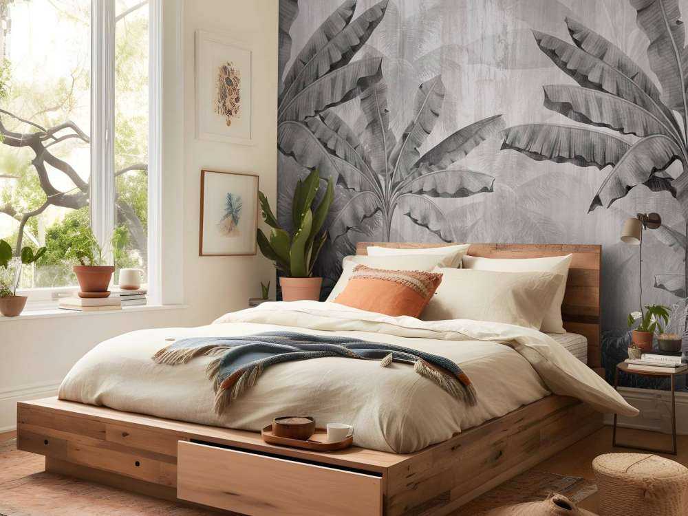 Tropikalne mgławicowe palmy