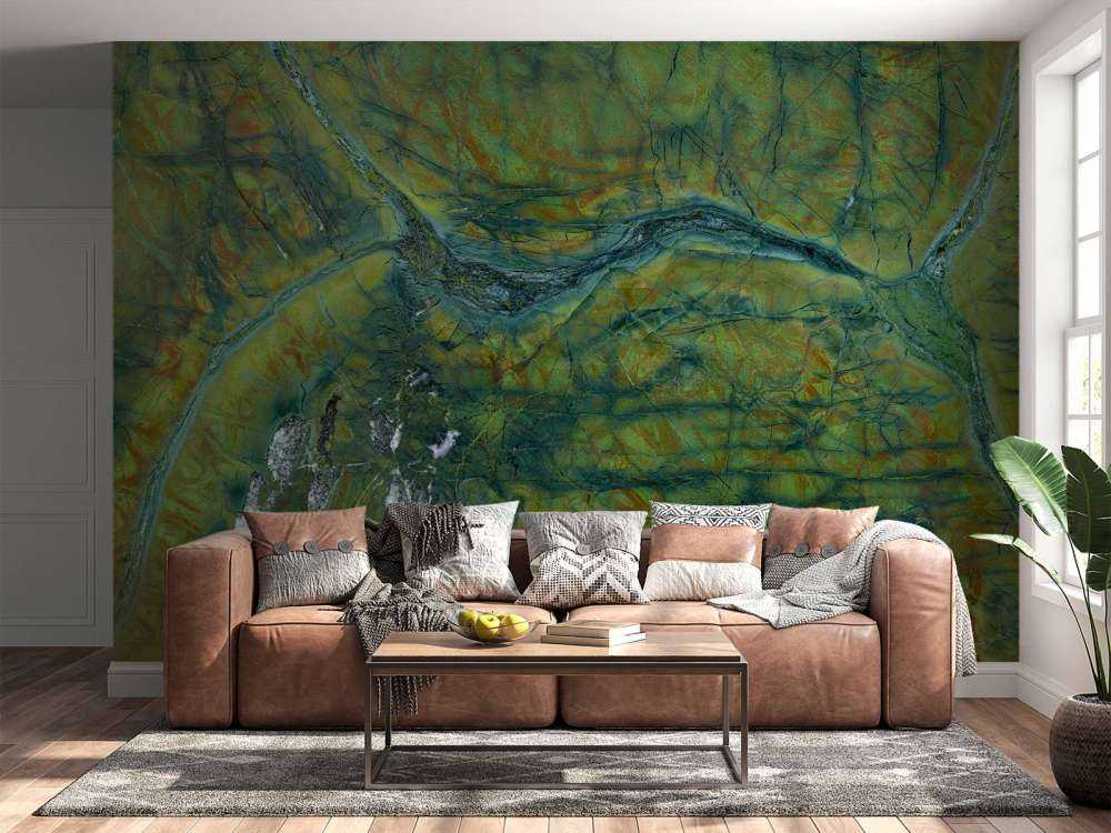 Marmur o zielonej barwie