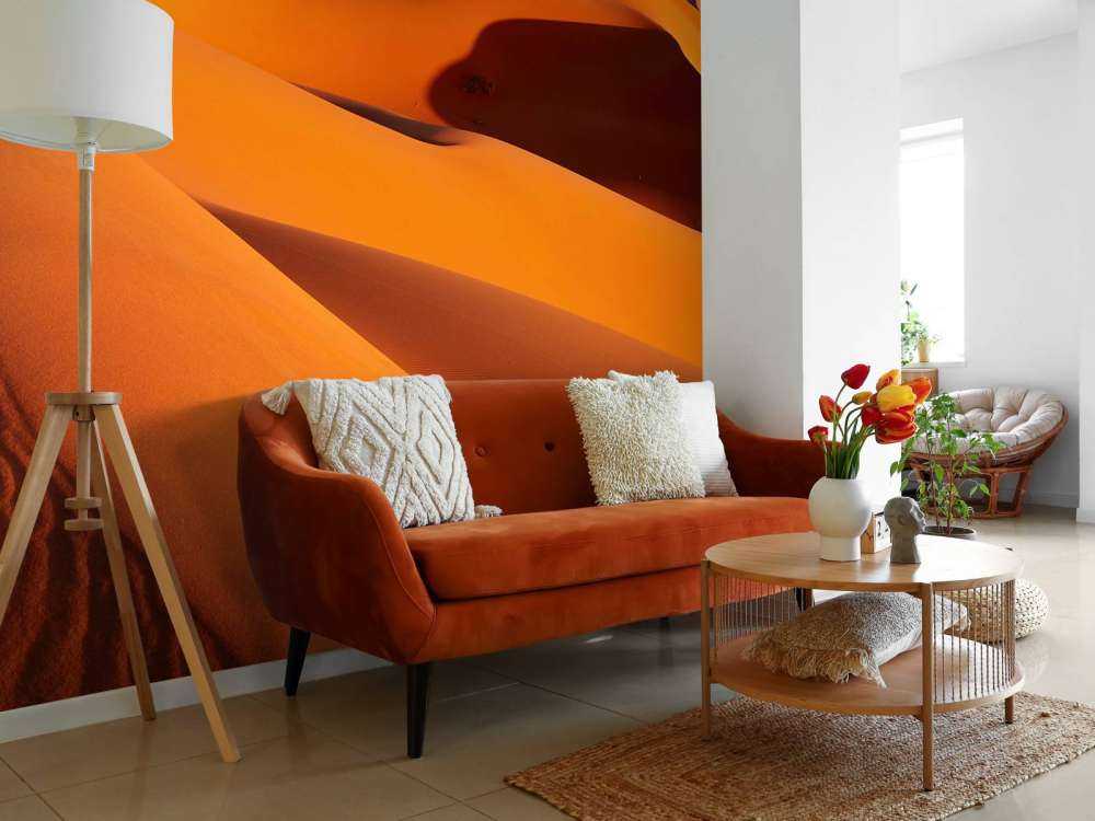 Pustynia o zachodzie słońca