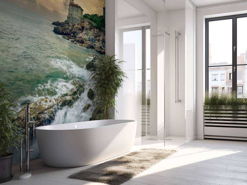 Stary zamek na wybrzeżu