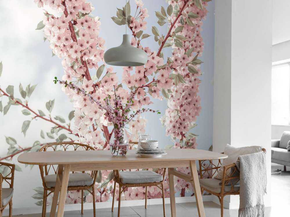 Rozkwitające kwiaty od dołu