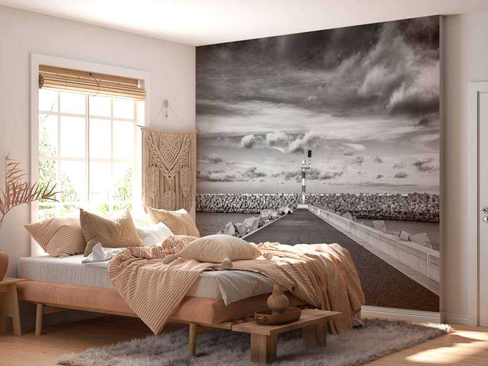 Ściana nabrzeżna mariny Cadzand Bad 