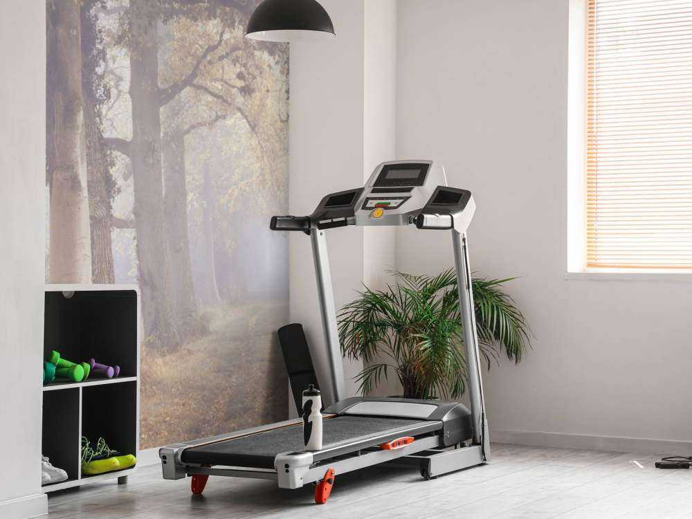 Zamglona droga z drzewami