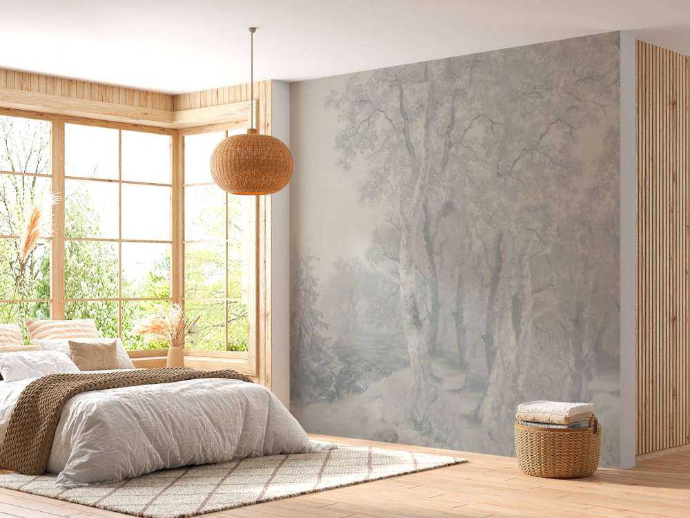 Krajobraz leśny Niebieskie Panorama