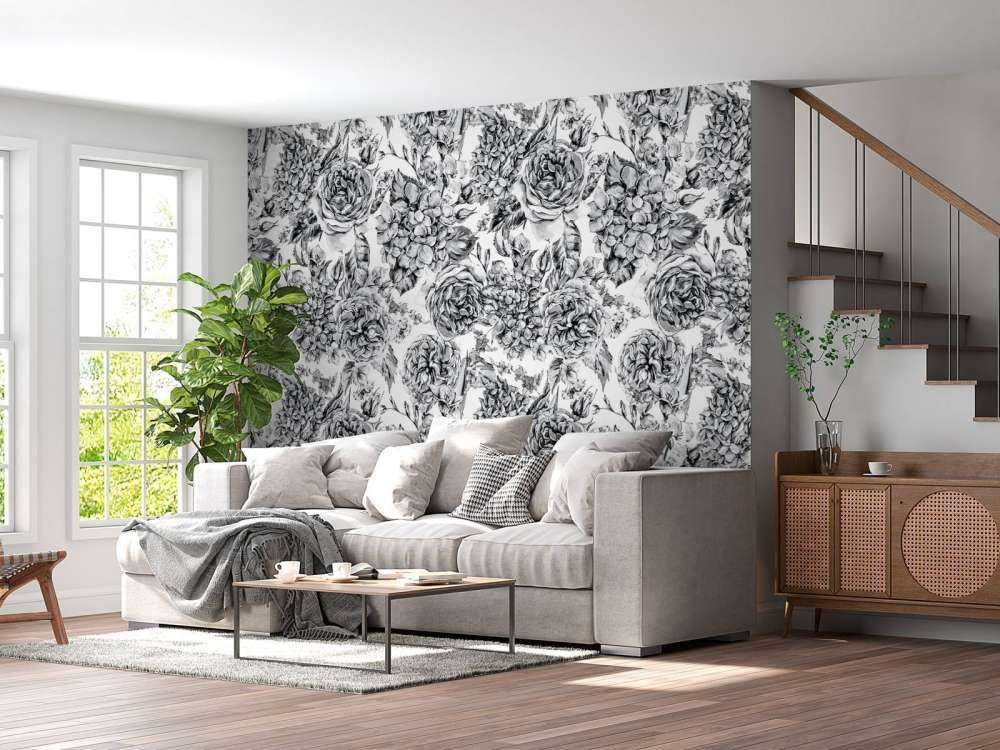 Czarno-Biały Ogród Kwiatowy