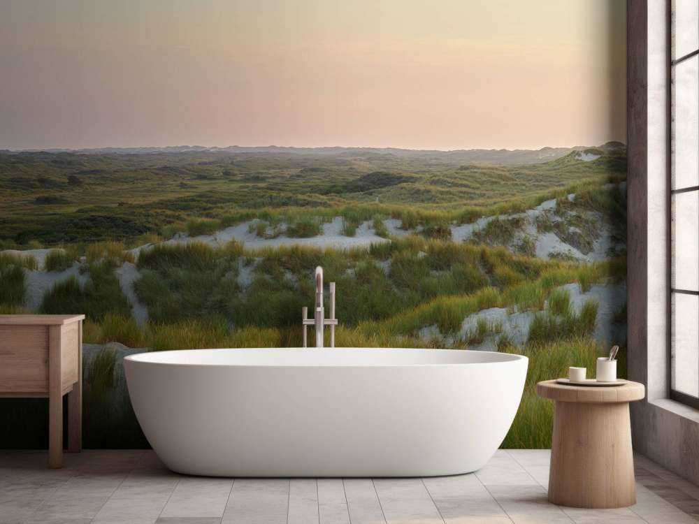 Zachód słońca na wydmach