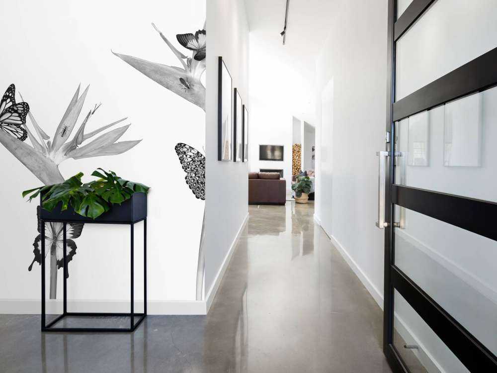 Motyle na rajskich kwiatach