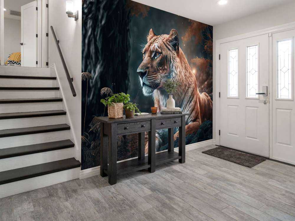 Ilustracja przedstawiająca lwa