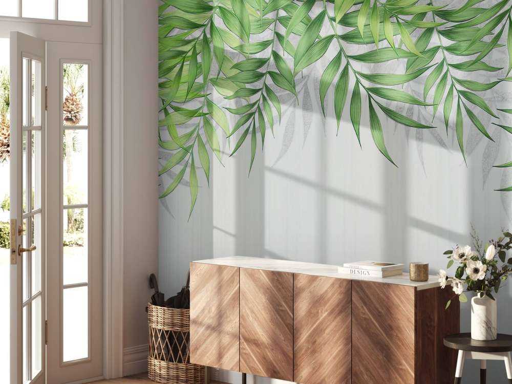 Tekstura tropikalnych liści