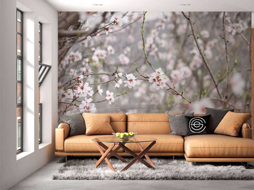 Różowo-białe kwiaty