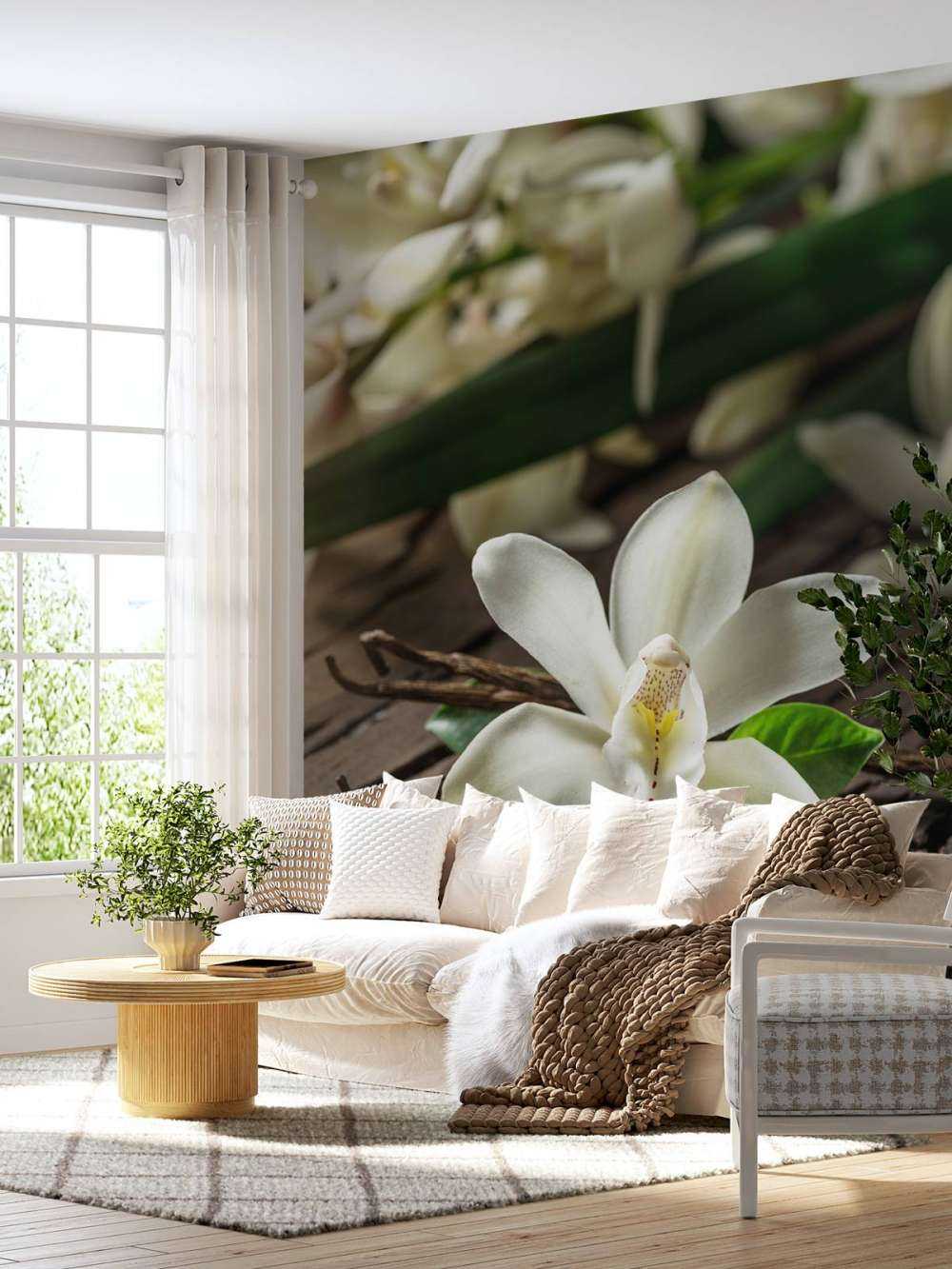 Laski kwiatów i wanilii