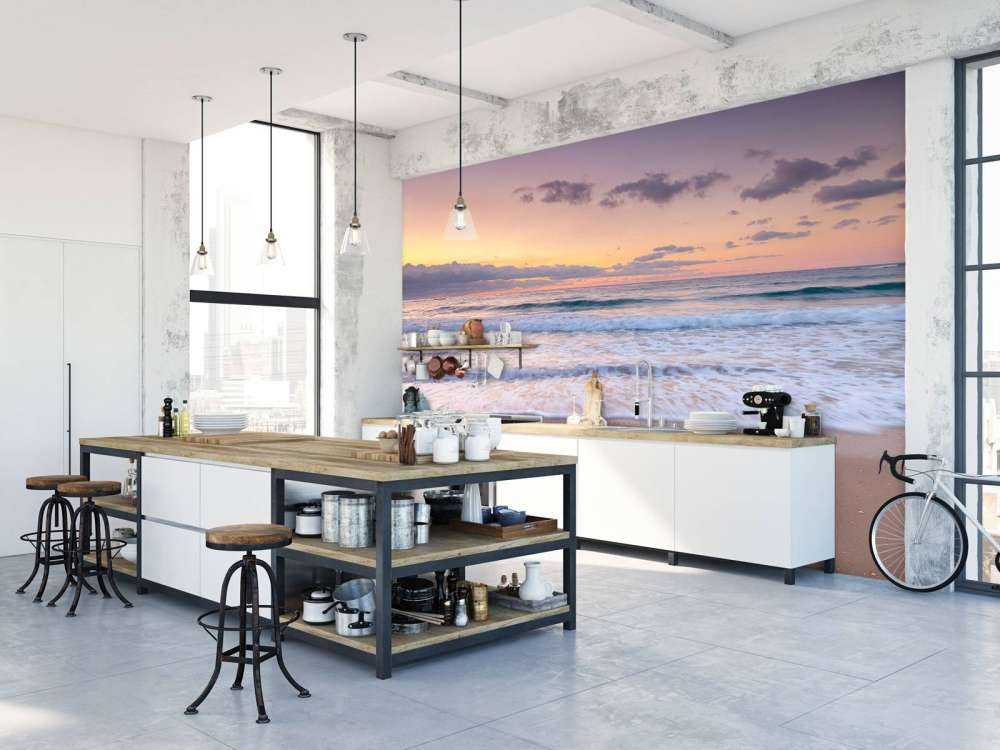 Kolorowy zachód słońca