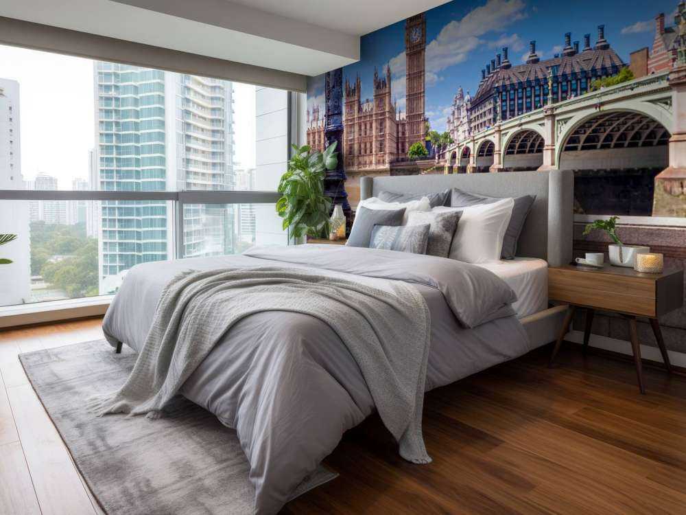 Różowe róże w Londynie