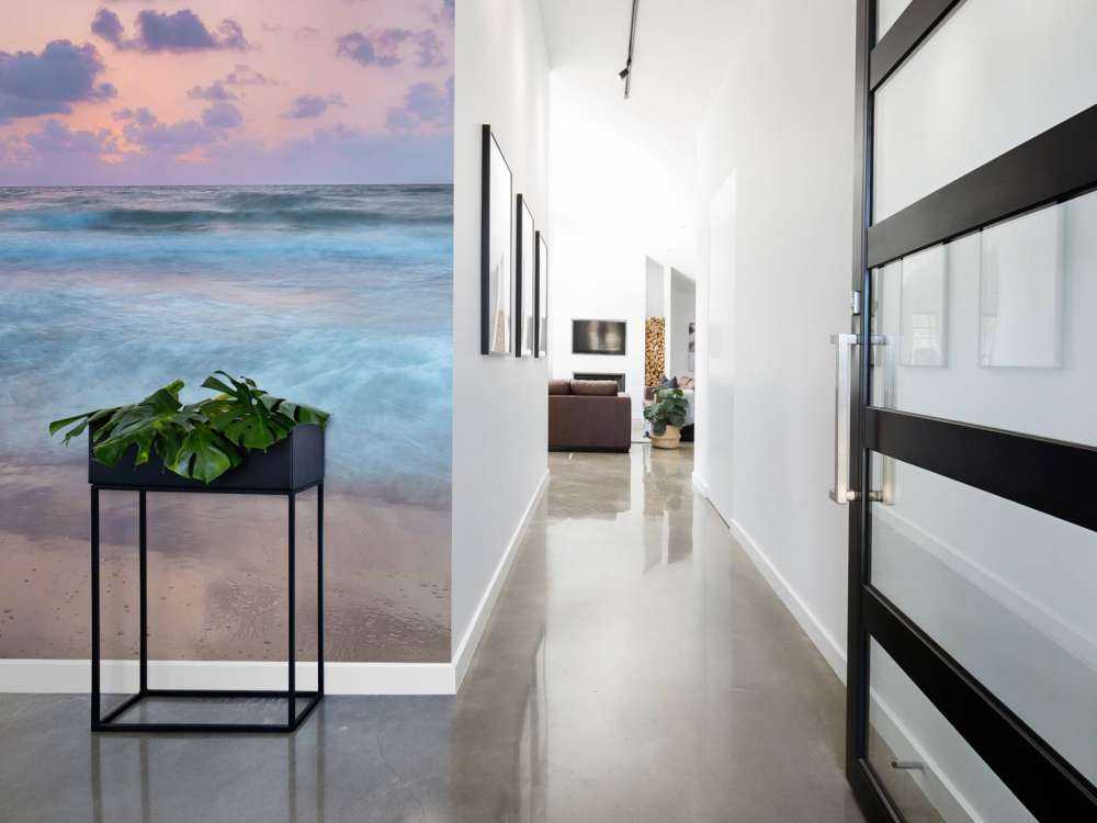 Zachód słońca na plaży