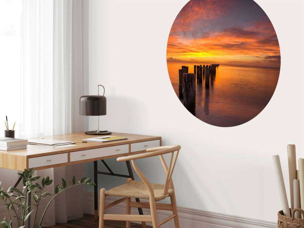 Falochrony o wschodzie słońca