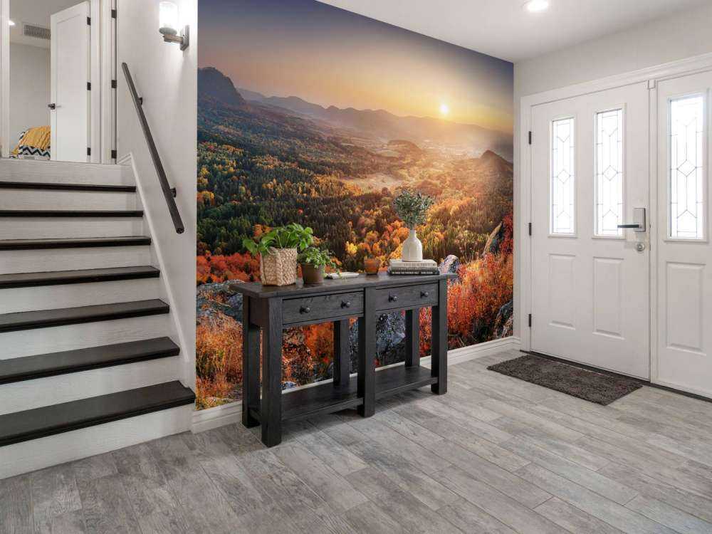 Jesienny krajobraz w górach