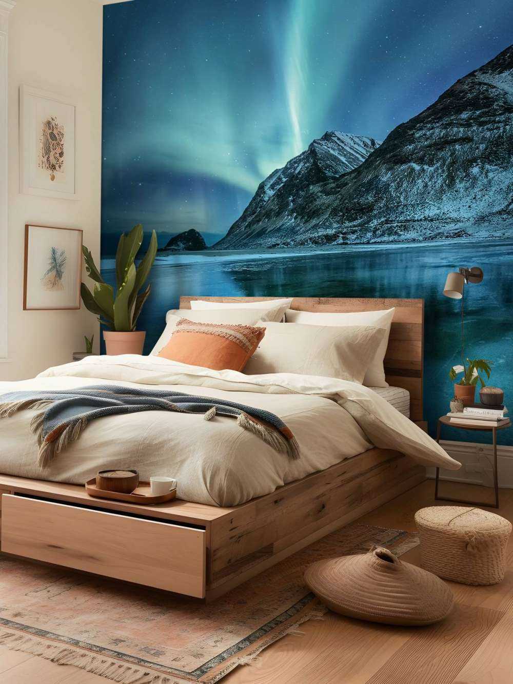 Niebieskie światła północne