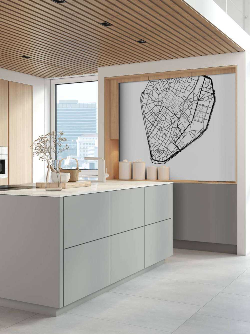 Unikatowa mapa Brukseli