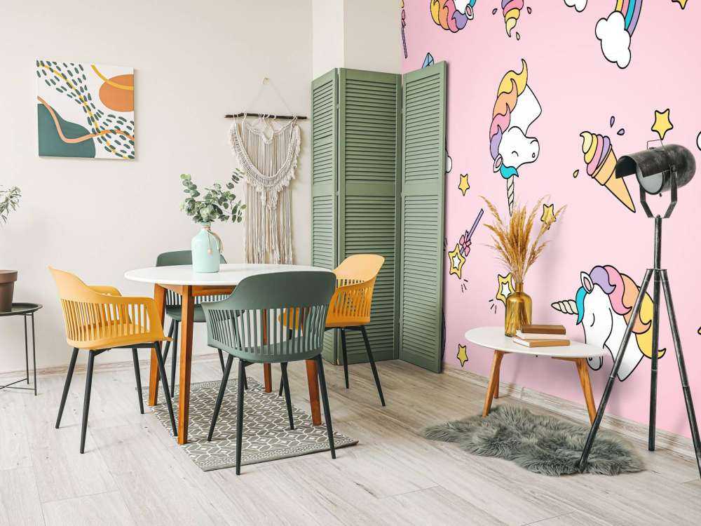 Kolorowy wzór jednorożca