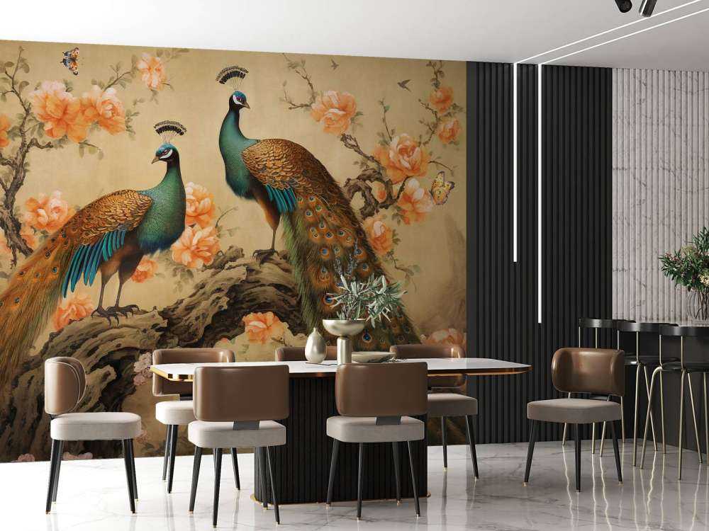 Taniec Pawia w Blasku Kwiatów